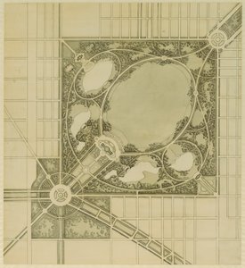 Plan of Chicago, Plate 62, Plan of a Proposed Park, 1909.