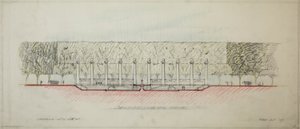 Potomac Round Point, Washington D.C., Section Sketch, 1909. od Daniel Burnham