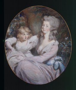 Margaret „Peggy“ Arnold a dcera Sophia, kolem roku 1787