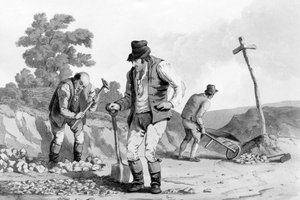 Silniční opraváři, 1812 od Daniel Havell