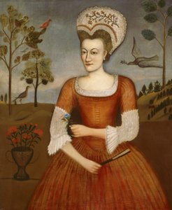 Catharine Hendricksonová, kolem roku 1770 od Daniel Hendrickson