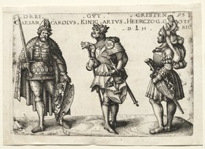 Tři hodní křesťané, po roce 1516. od Daniel Hopfer