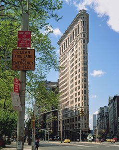 Flatiron Building, dokončena v roce 1902