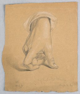 Kresba, generál Alexander Hamilto, březen 1851 od Daniel Huntington