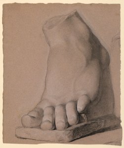 Kresba, Levá noha ze sádry, 1840 od Daniel Huntington
