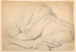 Kresba, Studie k "přijímání nemocných", 1844-45 od Daniel Huntington