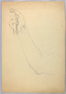 Kresba, studie pro duplikát "C", 1850 od Daniel Huntington
