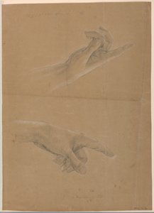 Kresba, studie k filmu "Early Christia", 1839-40 od Daniel Huntington