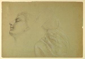 Kresba, studie k filmu "Spravedlnost a mír", 1886 od Daniel Huntington