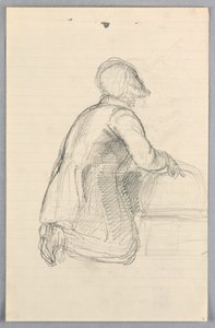 Kresba, Studie pro "Vědeckou skupinu", 1858 od Daniel Huntington