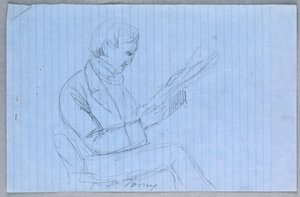 Kresba, Studie pro "Vědeckou skupinu", 1858 od Daniel Huntington