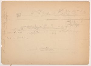 East River z paluby Steamboat od Daniel Huntington