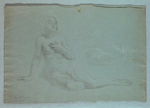Figurální studie milosrdenství pro "Mercyho sen" od Daniel Huntington