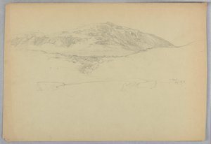 Skica krajiny, Mount Desert, Maine od Daniel Huntington