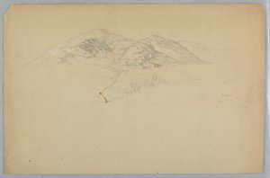 Skica krajiny, Mount Desert, Maine od Daniel Huntington