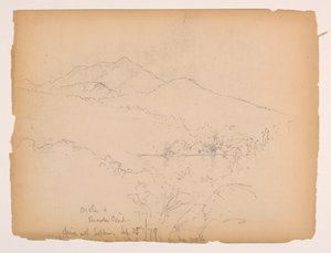 Moat Mountain a Knowles Pond, New Hampshire od Daniel Huntington