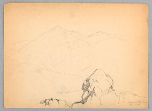 Mt. Jefferson v Glen House, New Hampshire od Daniel Huntington