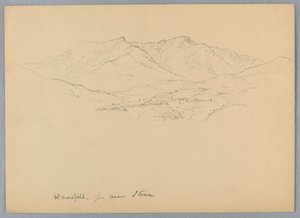 Mt. Mansfield z blízkosti Stowe ve Vermontu od Daniel Huntington