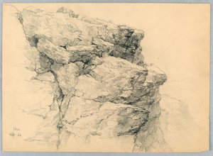 Rock Ledge ve Stowe od Daniel Huntington