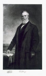 Rutherford B. Hayes, 19. prezident Spojených států amerických, nakl. 1901 (hlubotisk) od Daniel Huntington