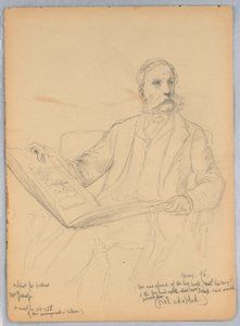 Studie k portrétu pana Morrise K. Jesupa, Esq. od Daniel Huntington