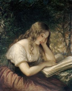 Studie v lese, 1861. od Daniel Huntington