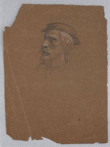 Study of Titian for "Titian Showing the Entombment to Charles V and Clement VII"   1244953   cs       czech Successfully Translated  Original: Young Womans Head in Profile Translat: Young Woman