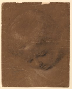 Studie dětské hlavy od Daniel Huntington