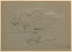 Pohled na Mount Mansfield z Cambridge, Vermont od Daniel Huntington