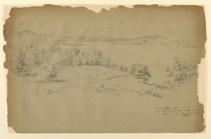 Jezero Winnipesaukee, Chocorua v dálce od Daniel Huntington