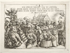 Ilustrace k příslovím XI (The Hoarders of Grain)