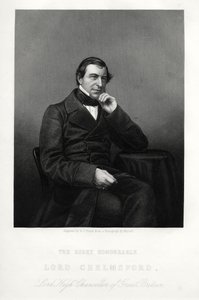 Frederic Thesiger, 1. baron Chelmsford, anglický právník a politik, c1880. od Daniel John Pound