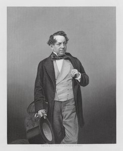 John Baldwin Buckstone, anglický herec a dramatik (rytina)