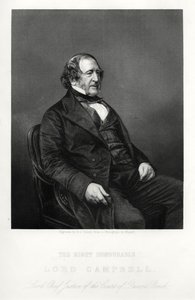 John Campbell, 1. baron Campbell, britský liberální politik a právník, c1880 od Daniel John Pound