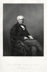 Sir Fitzroy Kelly, anglický soudce, c1880 od Daniel John Pound
