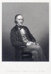 Sir Richard Owen, anglický zoolog, c1860. od Daniel John Pound