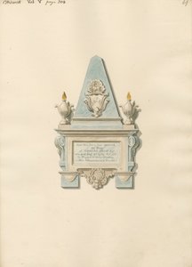 Památník Edwarda Crispa z Chiswick Church od Daniel Lysons