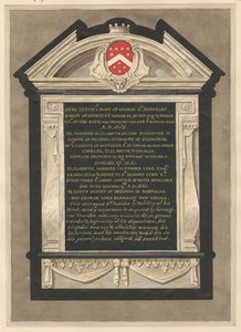 Památník George Lorda Berkeleyho z Cranford Church od Daniel Lysons