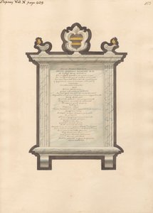 Památník Jacob Augustus Blondel z kostela Stepney od Daniel Lysons
