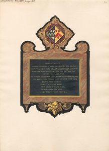 Památník Mary Heigham z East Ham Church od Daniel Lysons