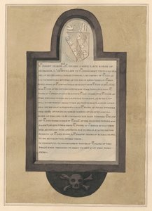 Památník sira George Careyho z Drayton Church od Daniel Lysons