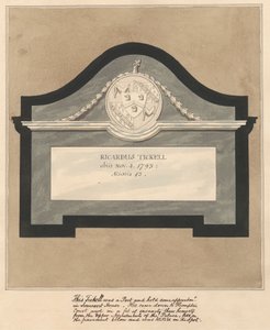 Památník básníka, Richard Tickell z Hampton Church