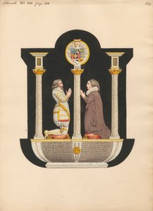 Hrob Dame Katherine Darcy z Isleworth Church od Daniel Lysons
