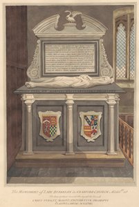 Hrob lady Elizabeth Berkeley z Cranford Church od Daniel Lysons