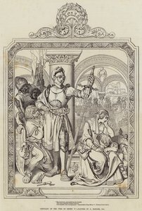 Rytířství doby Jindřicha V od Daniel Maclise