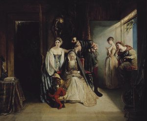 Františka I. a Diane de Poitiers od Daniel Maclise