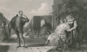 Malvolio, Dvanáctá noc od Daniel Maclise