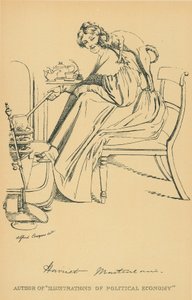 Slečna Harriet Martineauová od Daniel Maclise