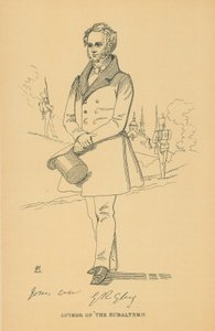 Rev George Robert Gleig od Daniel Maclise