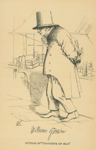 William Godwin od Daniel Maclise